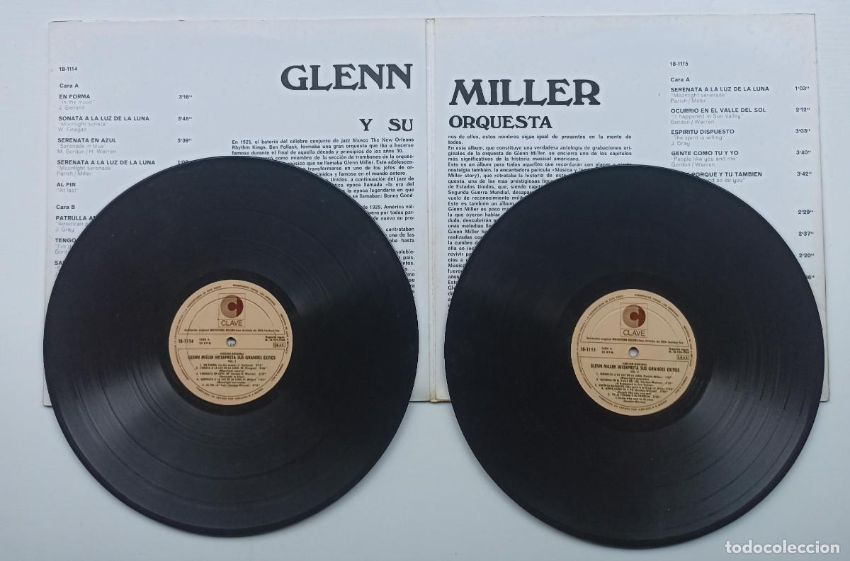 Discos de vinilo: Glenn Miller y su orquesta, 2 discos (vinilo,LP) - Foto 1