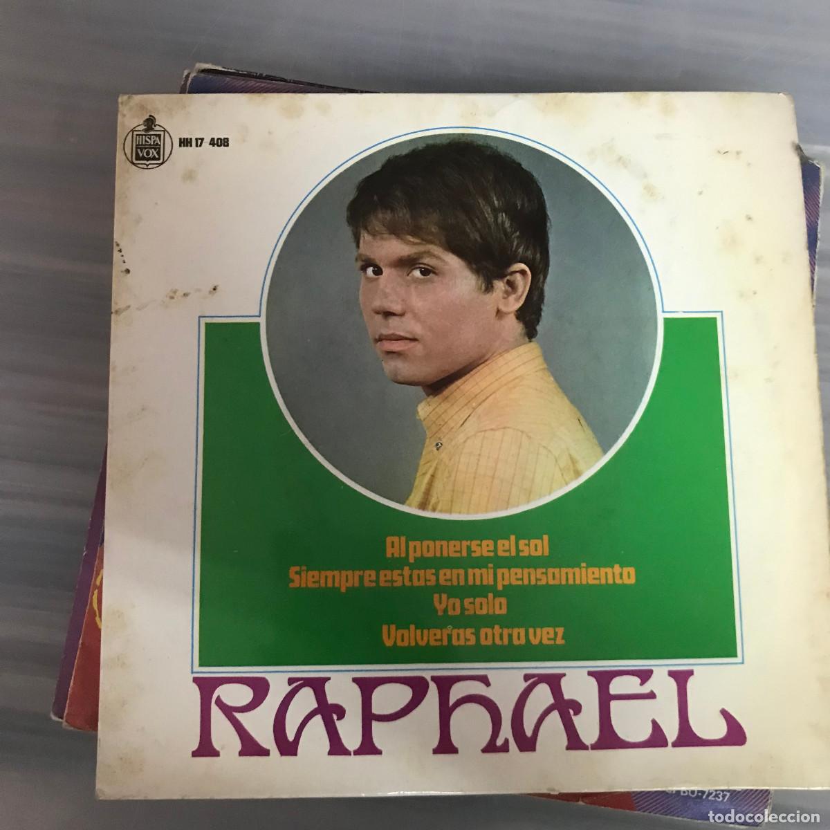Discos de vinilo: RAPHAEL - AL PONERSE EL SOL - 7 EP HISPAVOX 1967 - Foto 1