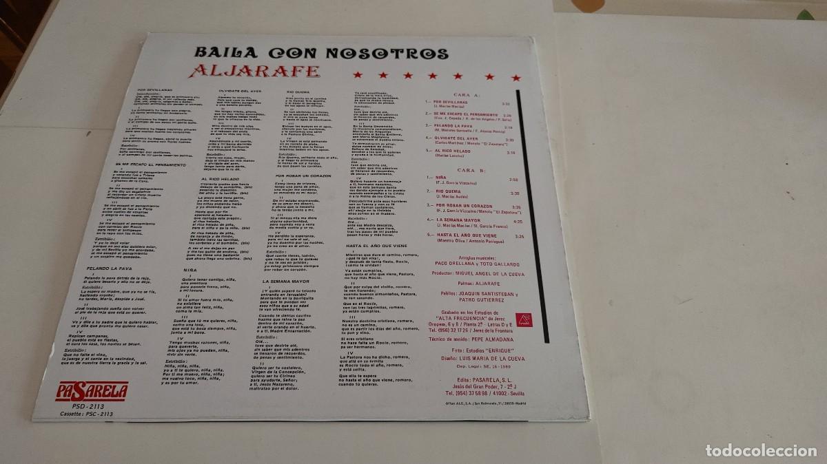 Discos de vinilo: ALJARAFE-LP BAILA CON NOSOTROS - Foto 2