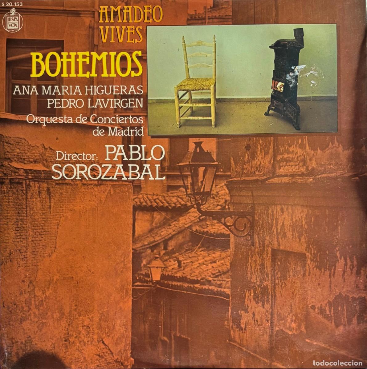 Disques de vinyle: LP AMADEO VIVES BOHEMIOS. LP-CLASICA-526