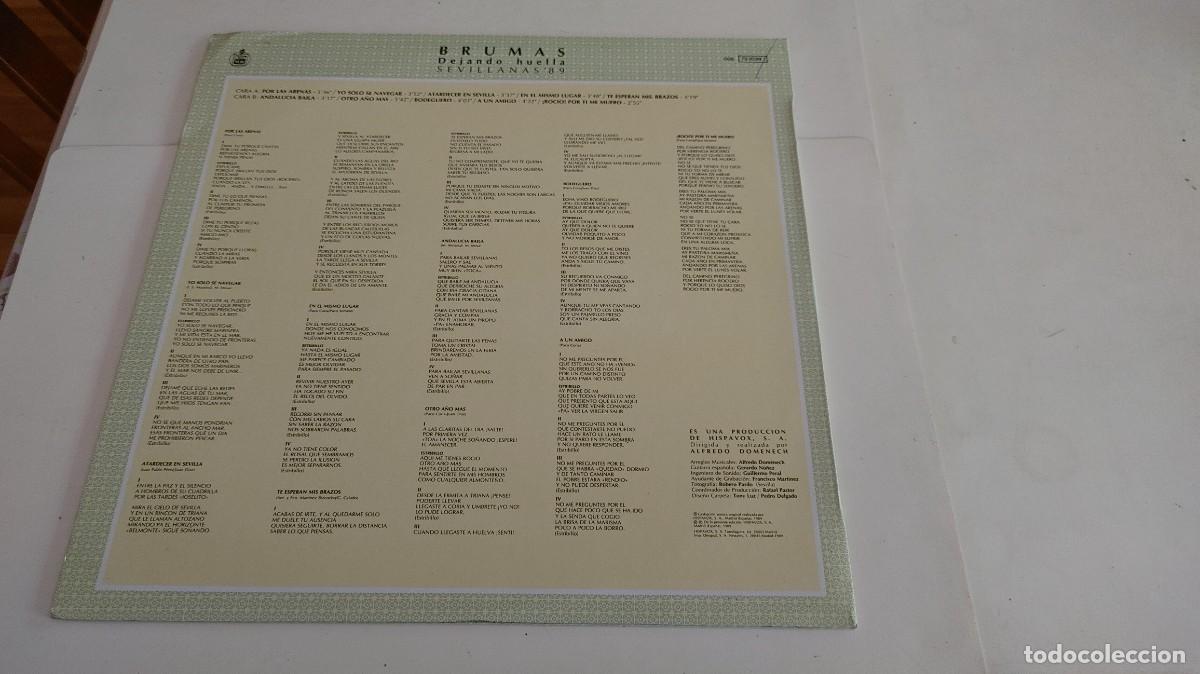 Discos de vinilo: BRUMAS-LP DEJANDO HUELLA - Foto 2