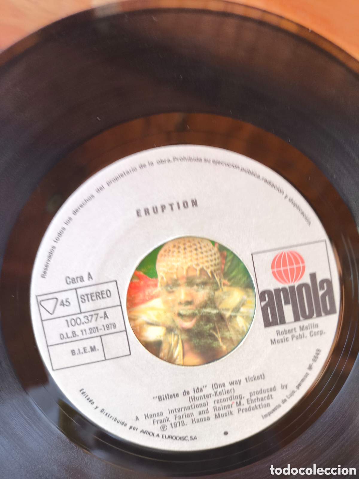 Discos de vinilo: Eruption billete de ida.E.n.60 - Foto 3