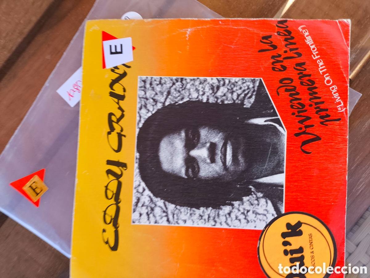 Discos de vinilo: Eddy grant viviendo en primera l&iacute;nea single.E.k.58 - Foto 1