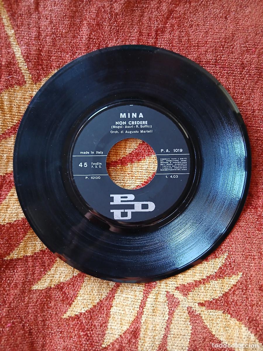 Discos de vinilo: Mina. Non credere - Dai dai domani. - Foto 1