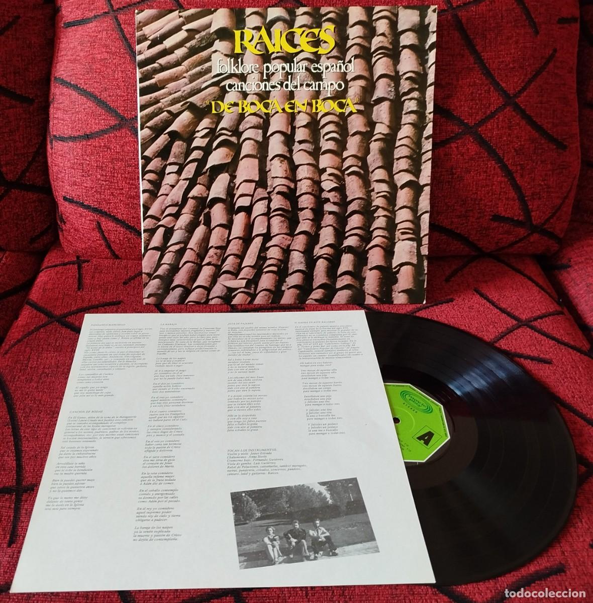 Discos de vinilo: RAICES ** De Boca En Boca ** VINILO LP 1979 - Foto 1