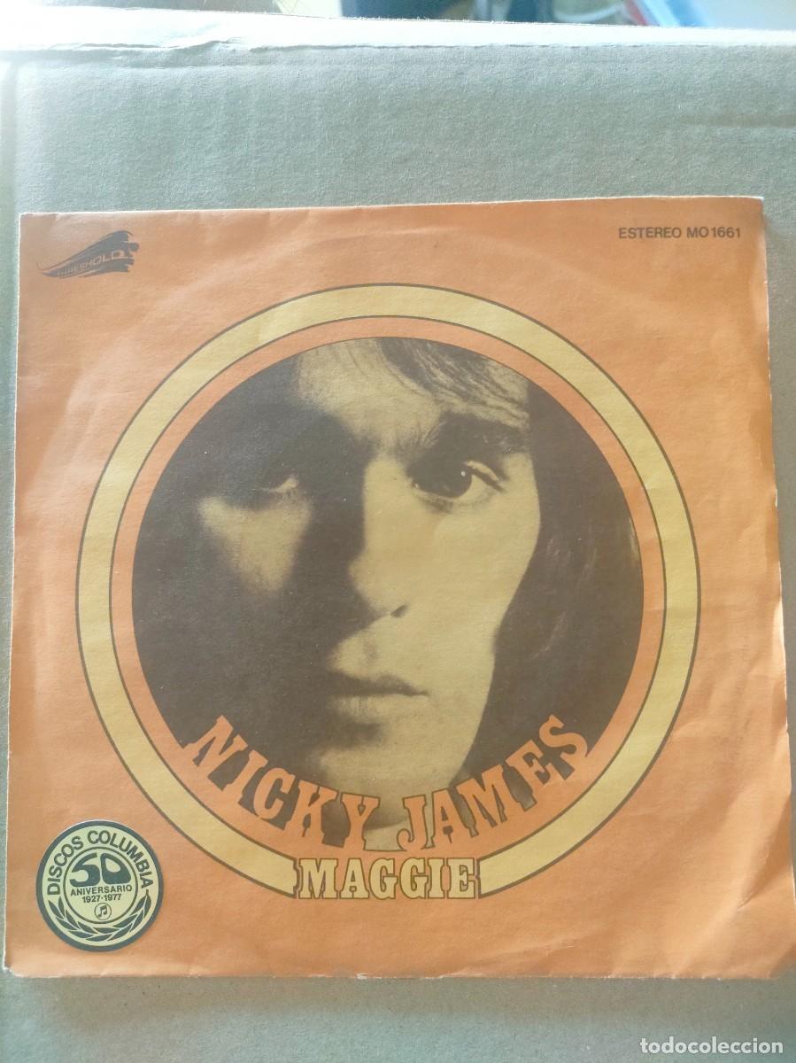 Discos de vinilo: Nicky James. Maggie. Single - Foto 1