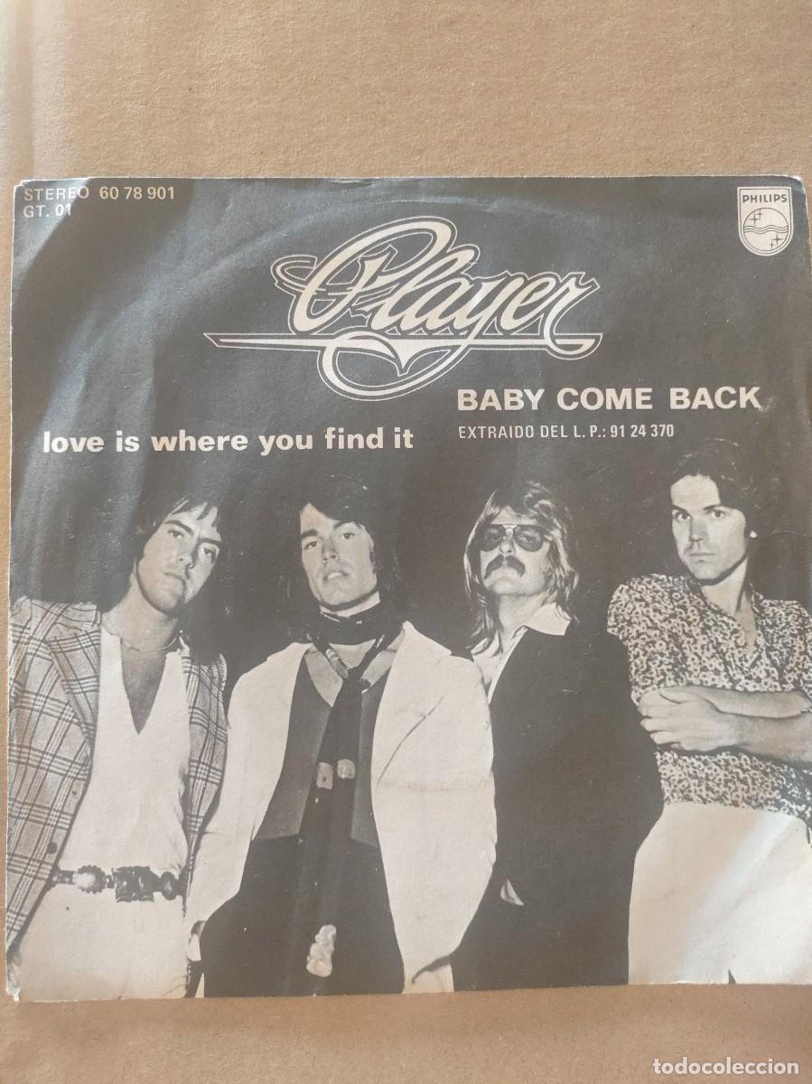 Discos de vinilo: Player. Baby come back - Foto 1