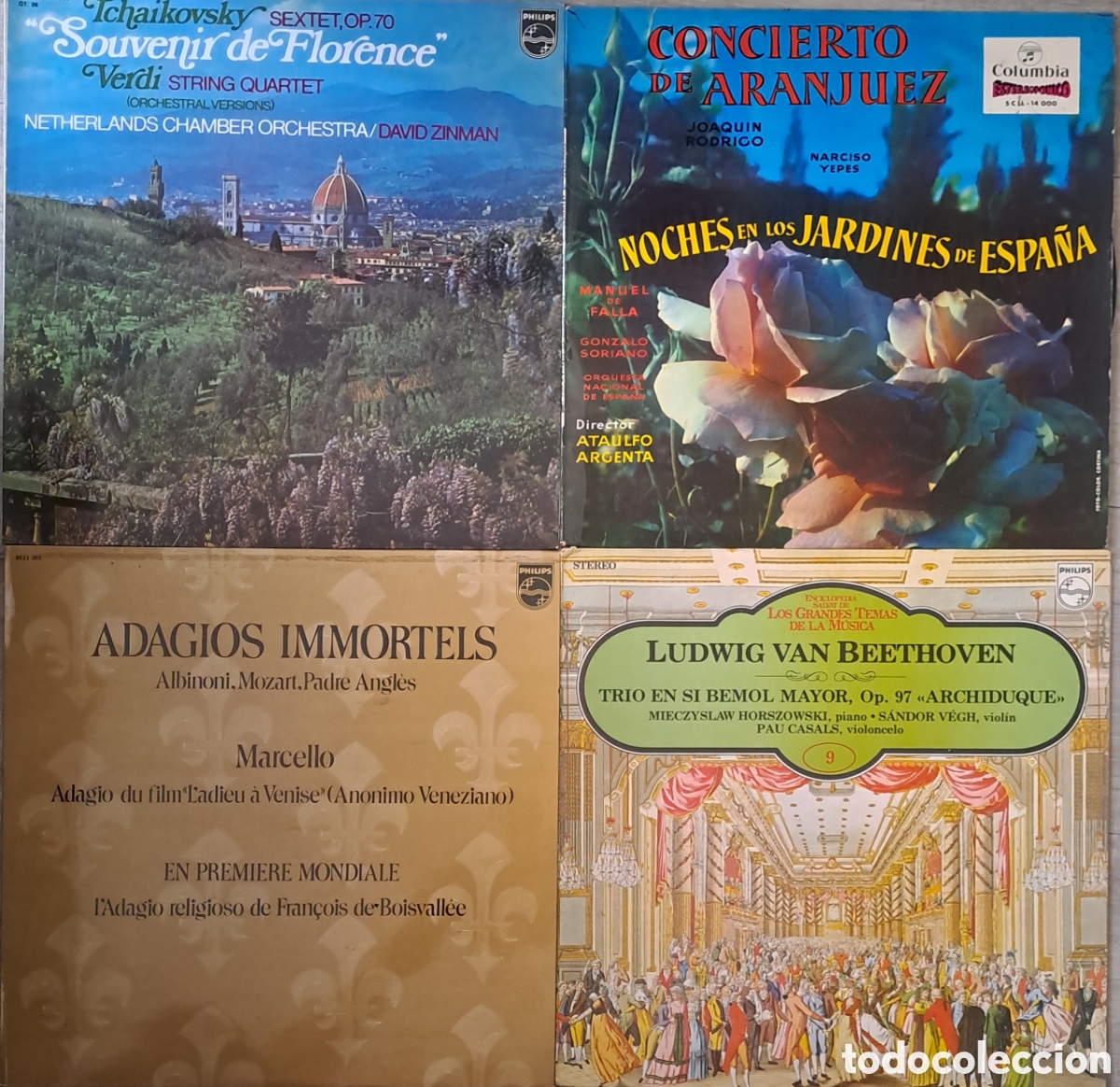 Discos de vinilo: LOTE 4 LP DE CLASICA. L.Y - Foto 1