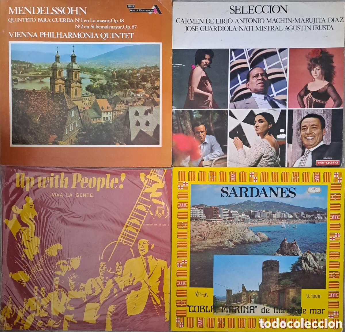 Discos de vinilo: LOTE 4 LP. MUSICA VARIADA. L.Y - Foto 1