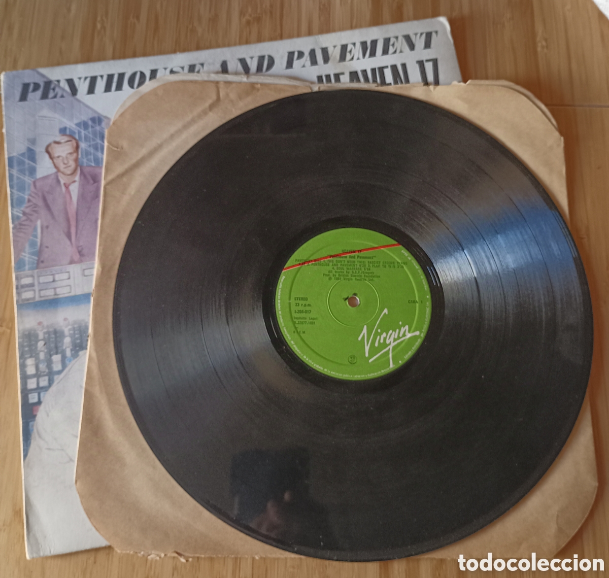 Discos de vinilo: LP HEAVEN 17 &rdquo;Penthouse and Pavement&rdquo; 1981 - Foto 3