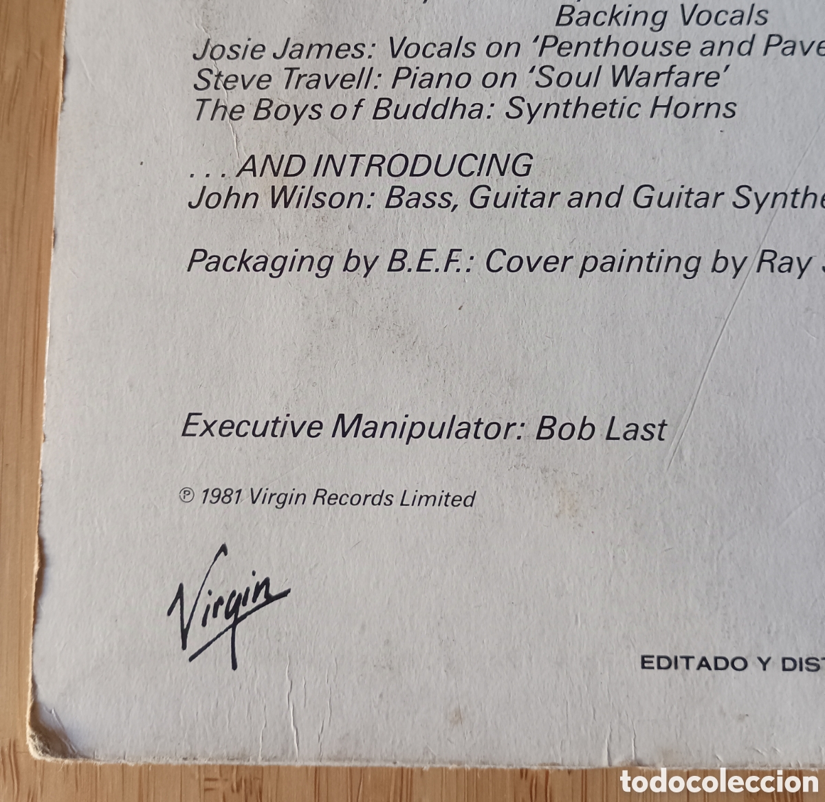 Discos de vinilo: LP HEAVEN 17 &rdquo;Penthouse and Pavement&rdquo; 1981 - Foto 8