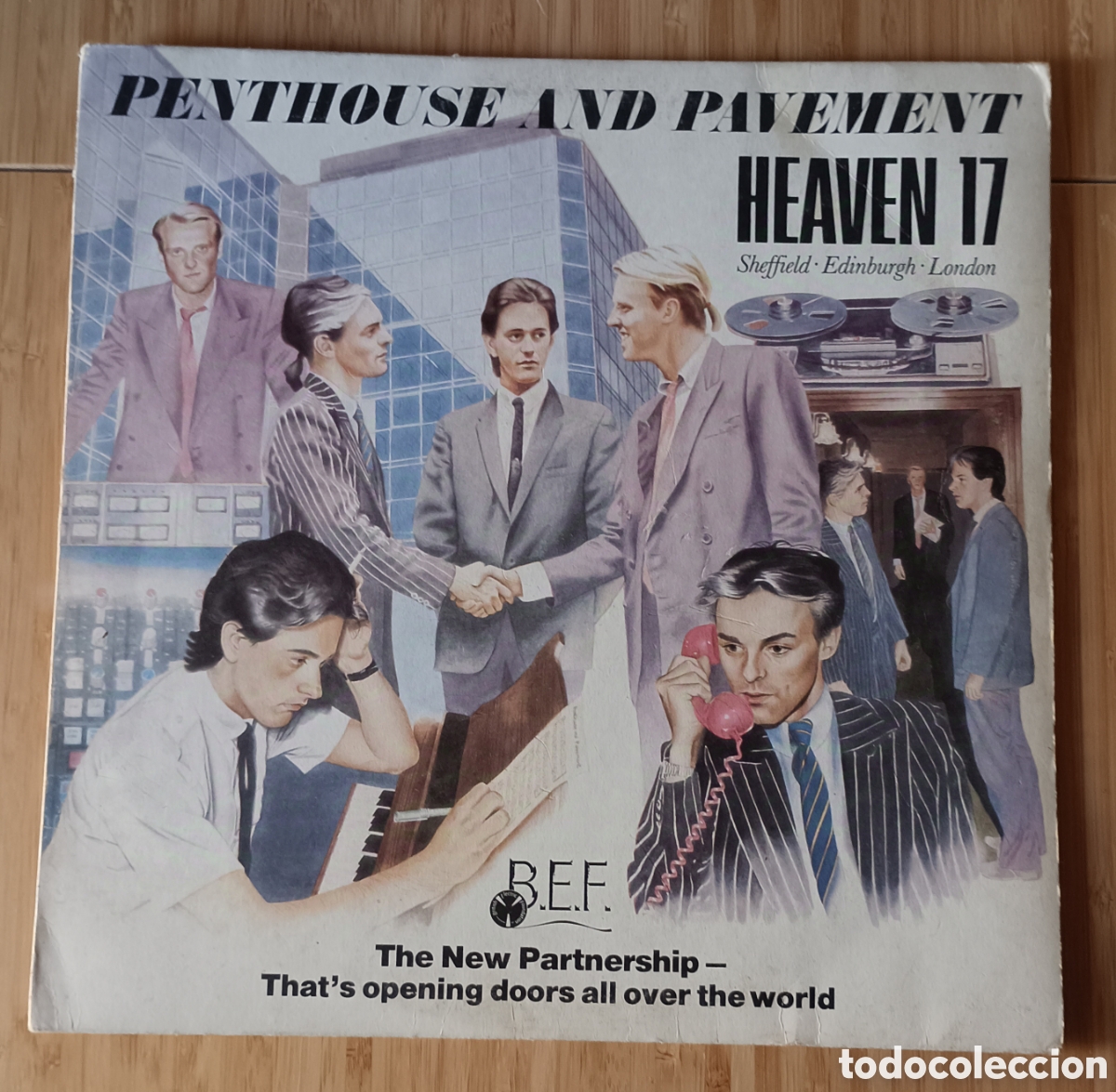 Discos de vinilo: LP HEAVEN 17 &rdquo;Penthouse and Pavement&rdquo; 1981 - Foto 1