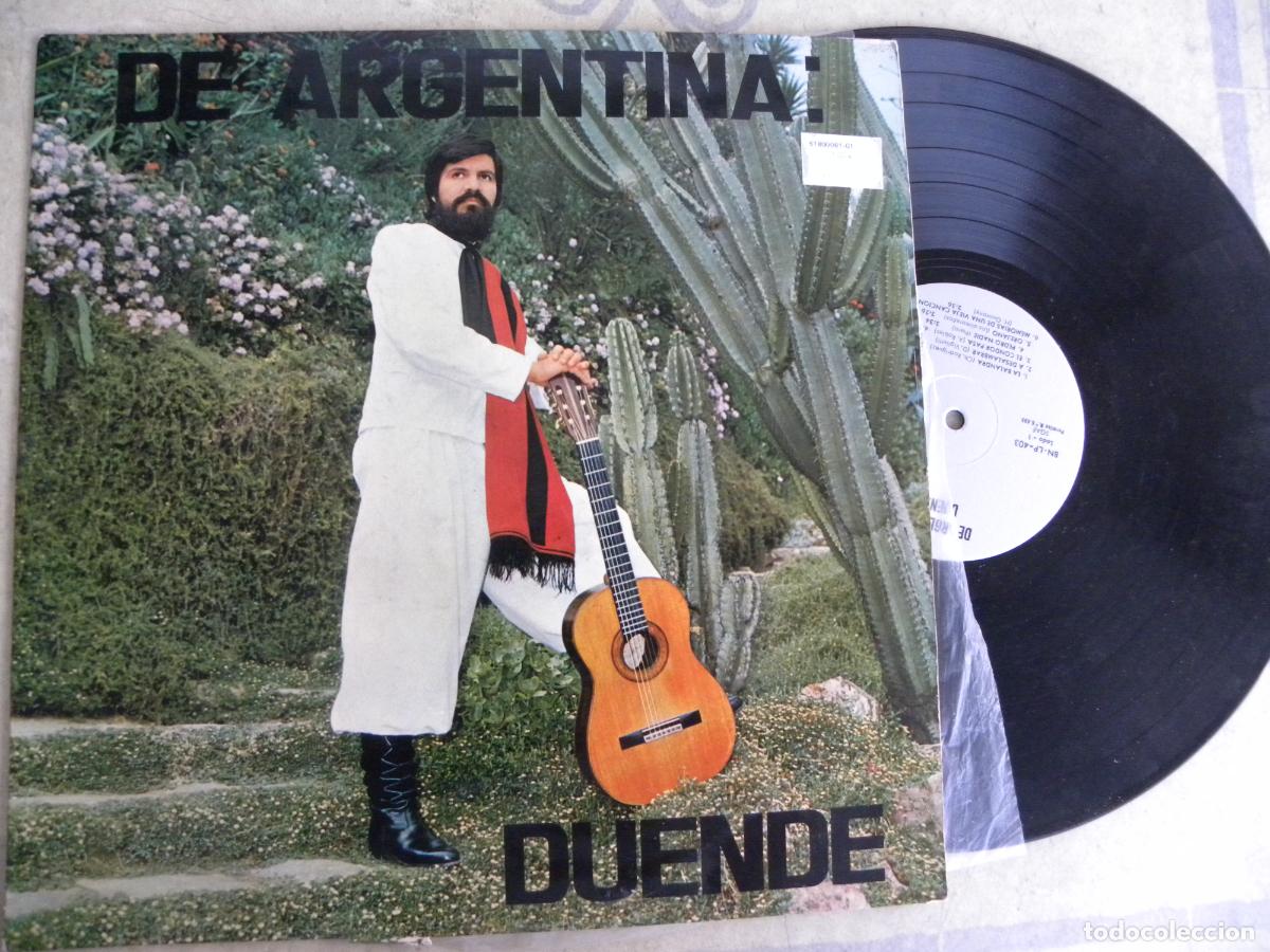 Vinyl records: DE ARGENTINA DUENDE -LP 1973 -FIRMADO Y DEDICADO -PEDIDO MINIMO 3 EUROS