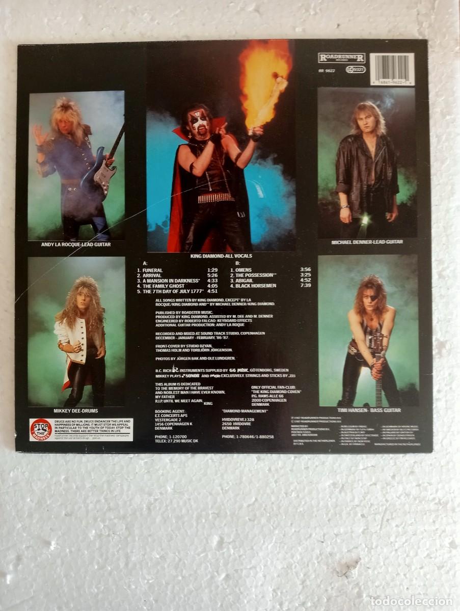 Discos de vinilo: King Diamond - Abigail (LP, Album) 1987 insert - Foto 2