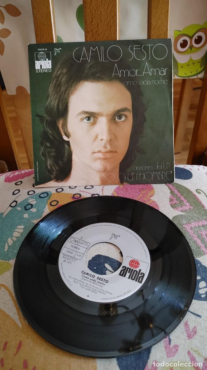 Discos de vinilo: CAMILO SESTO-SINGLE AMOR AMAR - Foto 1