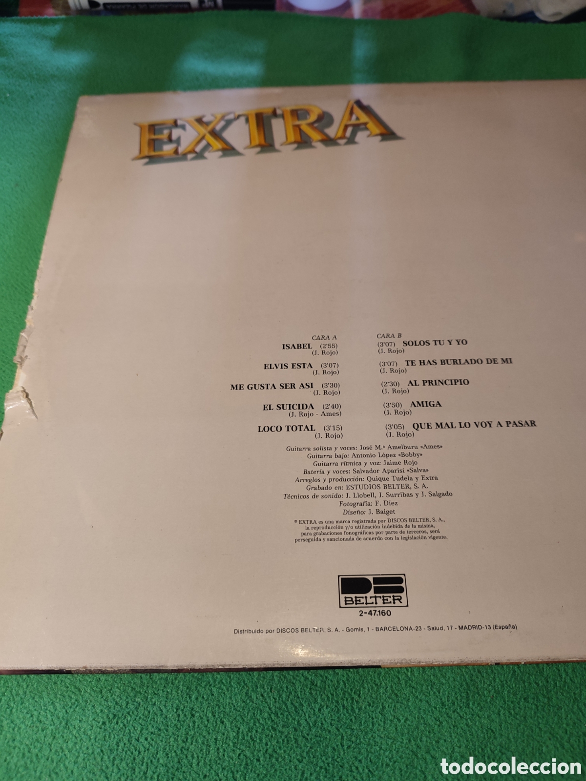 Discos de vinilo: Extra - Extra edici&oacute;n espa&ntilde;ola del 1982 - Foto 2