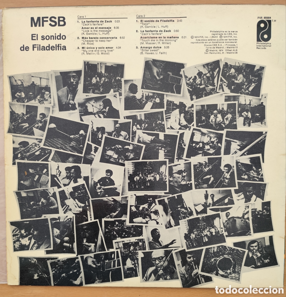 Discos de vinilo: MFSB - EL SONIDO DE FILADELFIA - Foto 3