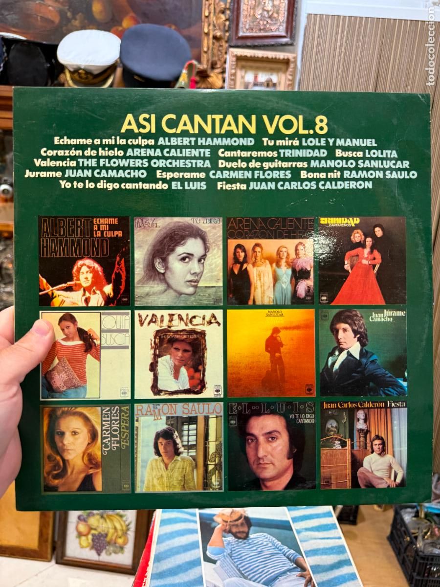 Discos de vinilo: LP ASI CANTAN VOL. 8 - Foto 1