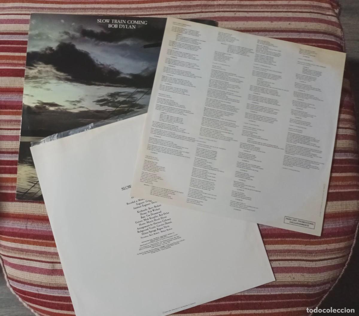 Discos de vinilo: BOB DYLAN - SLOW TRAIN COMING - LP - Foto 3