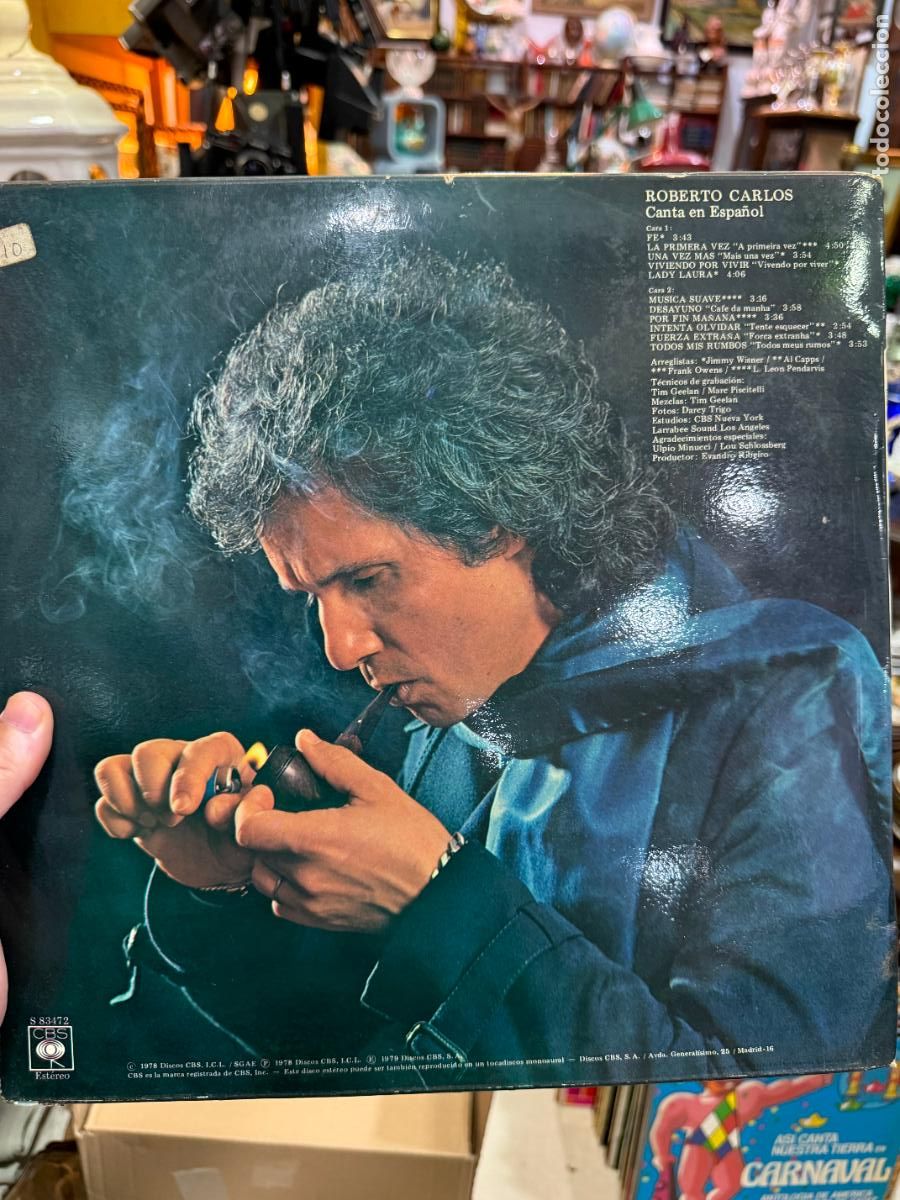Discos de vinilo: LP ROBERTO CARLOS - CANTA EN ESPA&Ntilde;OL - Foto 2