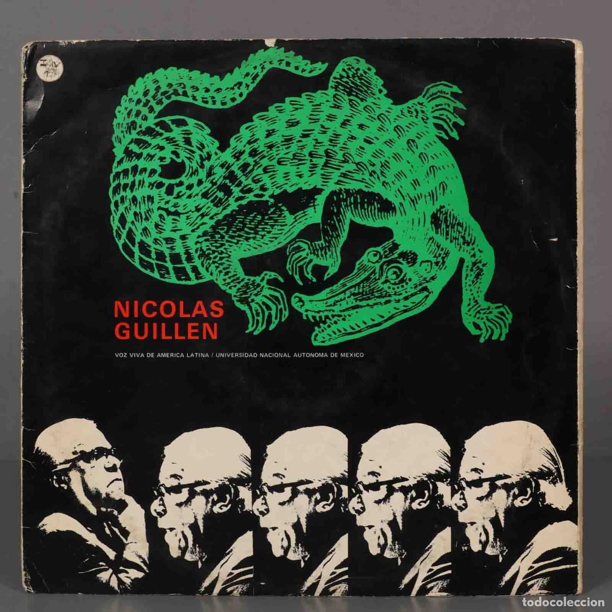 Discos de vinilo: LP. Nicol&aacute;s Guill&eacute;n &ndash; Poemas - Foto 1