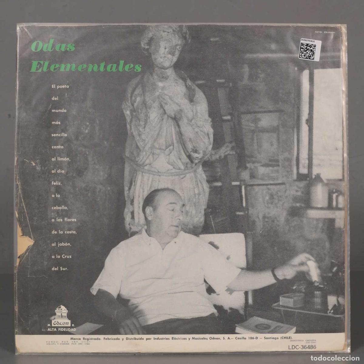 Discos de vinilo: LP. Pablo Neruda &ndash; Los Versos Del Capit&aacute;n - Foto 2