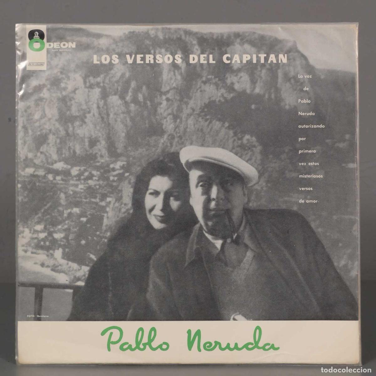 Discos de vinilo: LP. Pablo Neruda &ndash; Los Versos Del Capit&aacute;n - Foto 1
