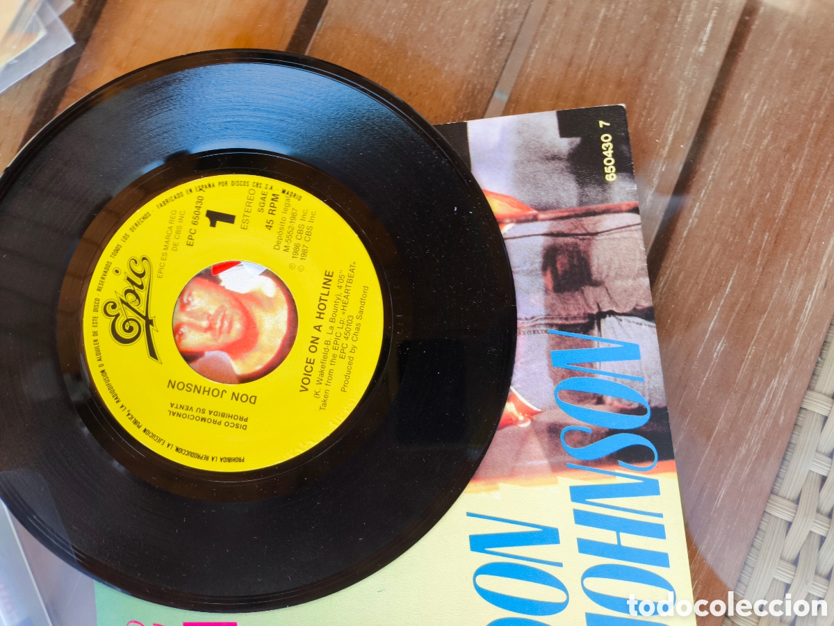 Discos de vinilo: Don Johnson.D.n.49 single - Foto 3