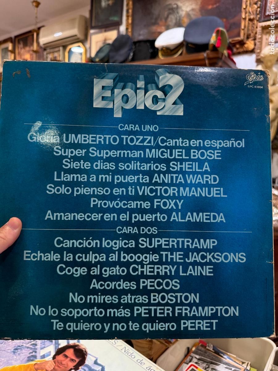 Discos de vinilo: LP EPIC 2 PRESENTA EL DISCO DE ORO - Foto 2