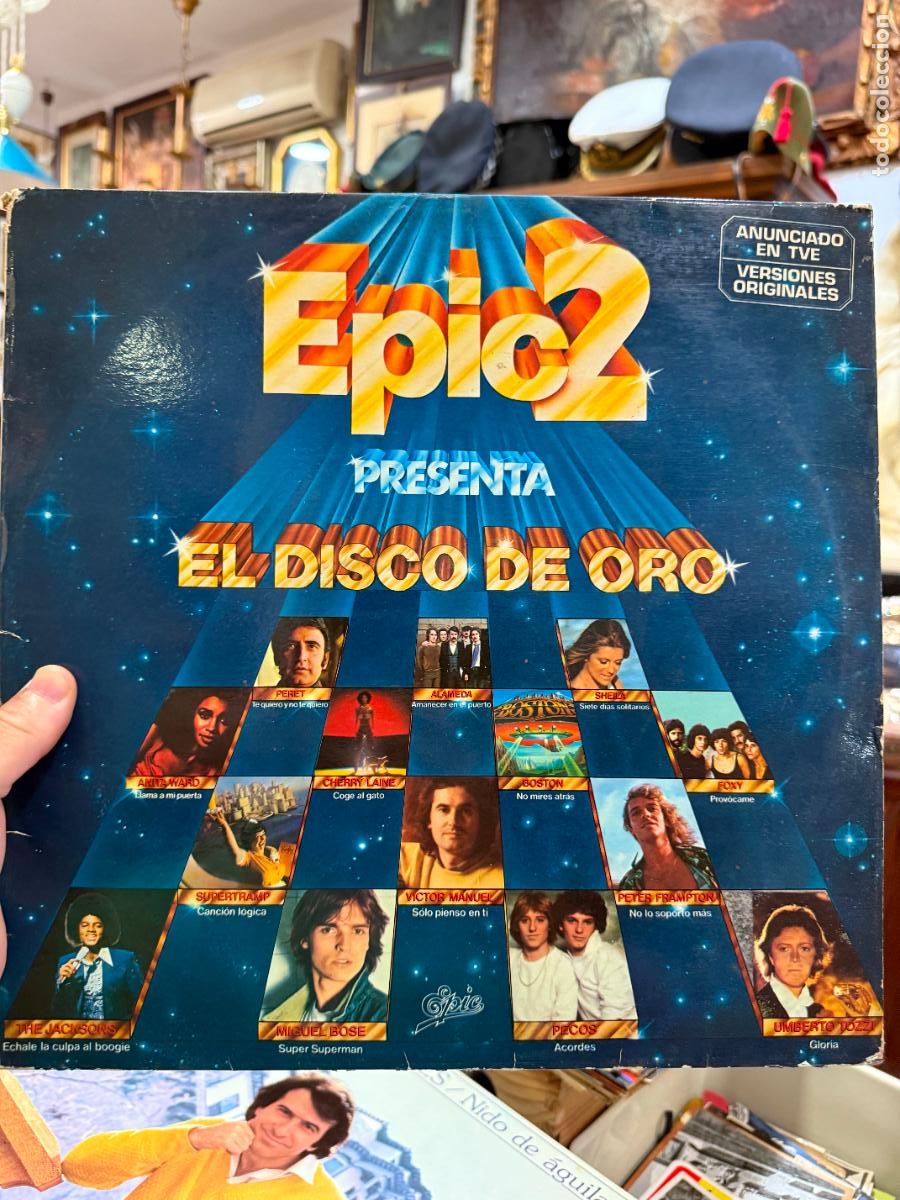 Discos de vinilo: LP EPIC 2 PRESENTA EL DISCO DE ORO - Foto 1