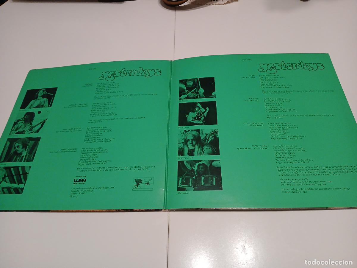Discos de vinilo: YES -YESTERDAYS- (1975) LP DISCO VINILO - Foto 2