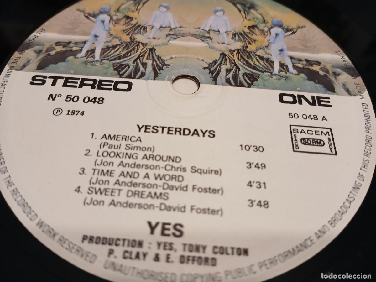 Discos de vinilo: YES -YESTERDAYS- (1975) LP DISCO VINILO - Foto 7