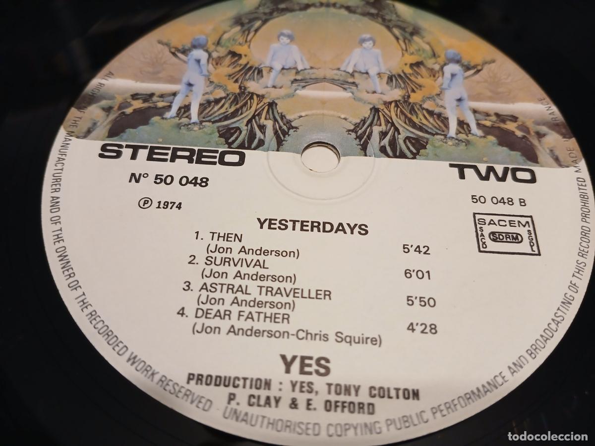Discos de vinilo: YES -YESTERDAYS- (1975) LP DISCO VINILO - Foto 8