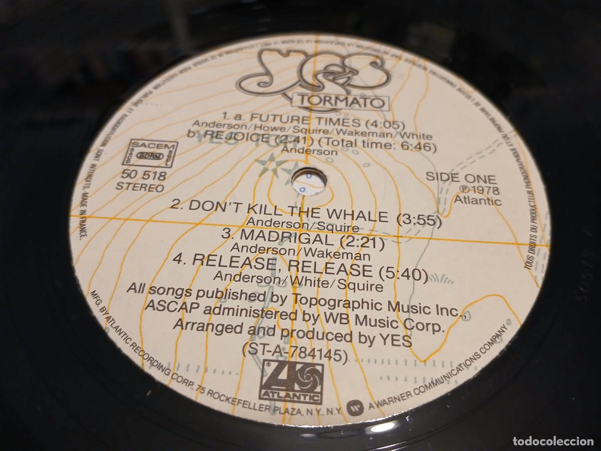 Discos de vinilo: YES -TORMATO- (1978) LP DISCO VINILO - Foto 8
