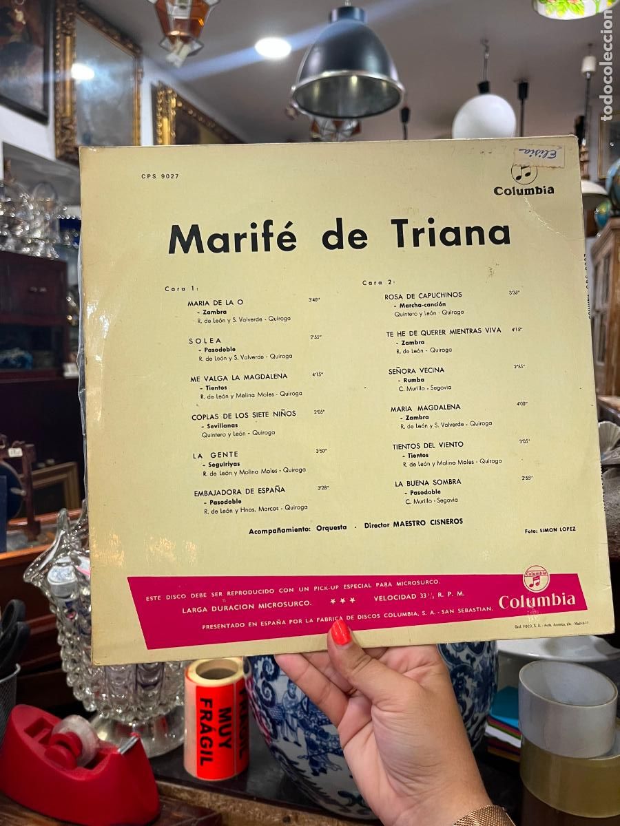 Discos de vinilo: LP MARIFE DE TRIANA - - Foto 2