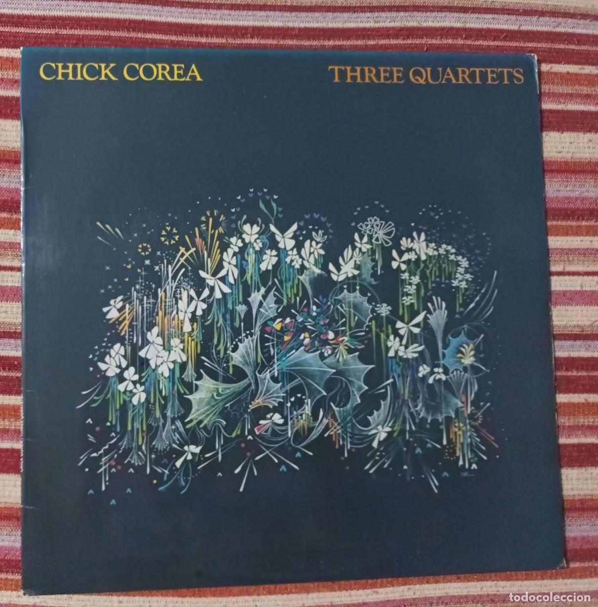 Discos de vinilo: CHICK COREA - THREE QUARTETS - LP - Foto 1