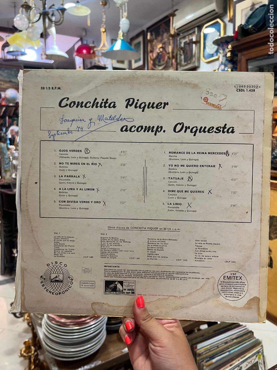 Discos de vinilo: LP CONCHITA PIQUER - - Foto 2