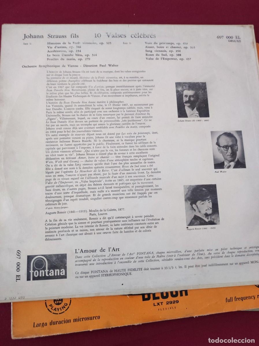 Discos de vinilo: Joh. Strauss* &ndash; Beliebte Walzer Lp - Foto 2