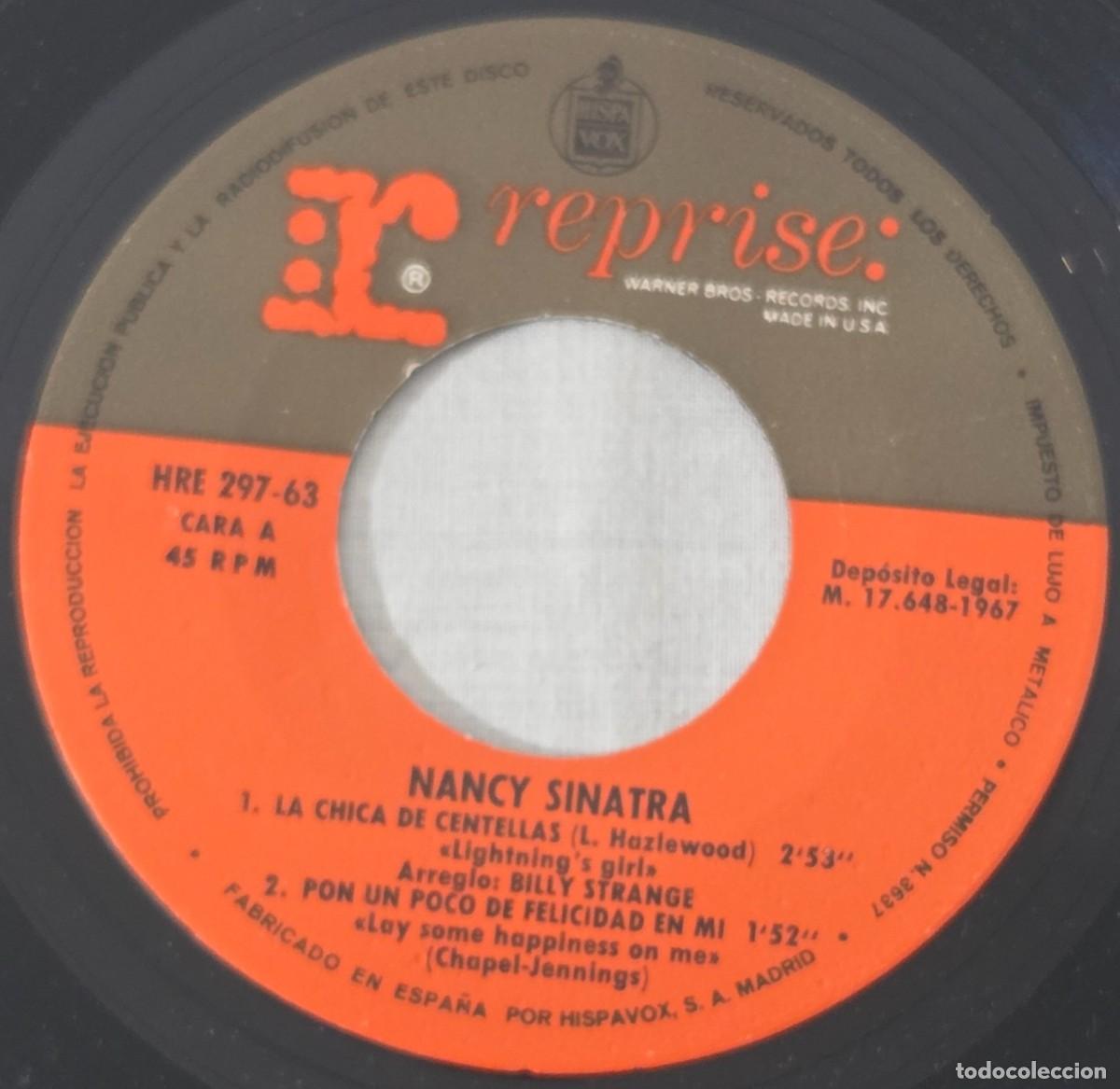 Discos de vinilo: EP Vinilo Nancy Sinatra, La chica de centellas - Foto 5