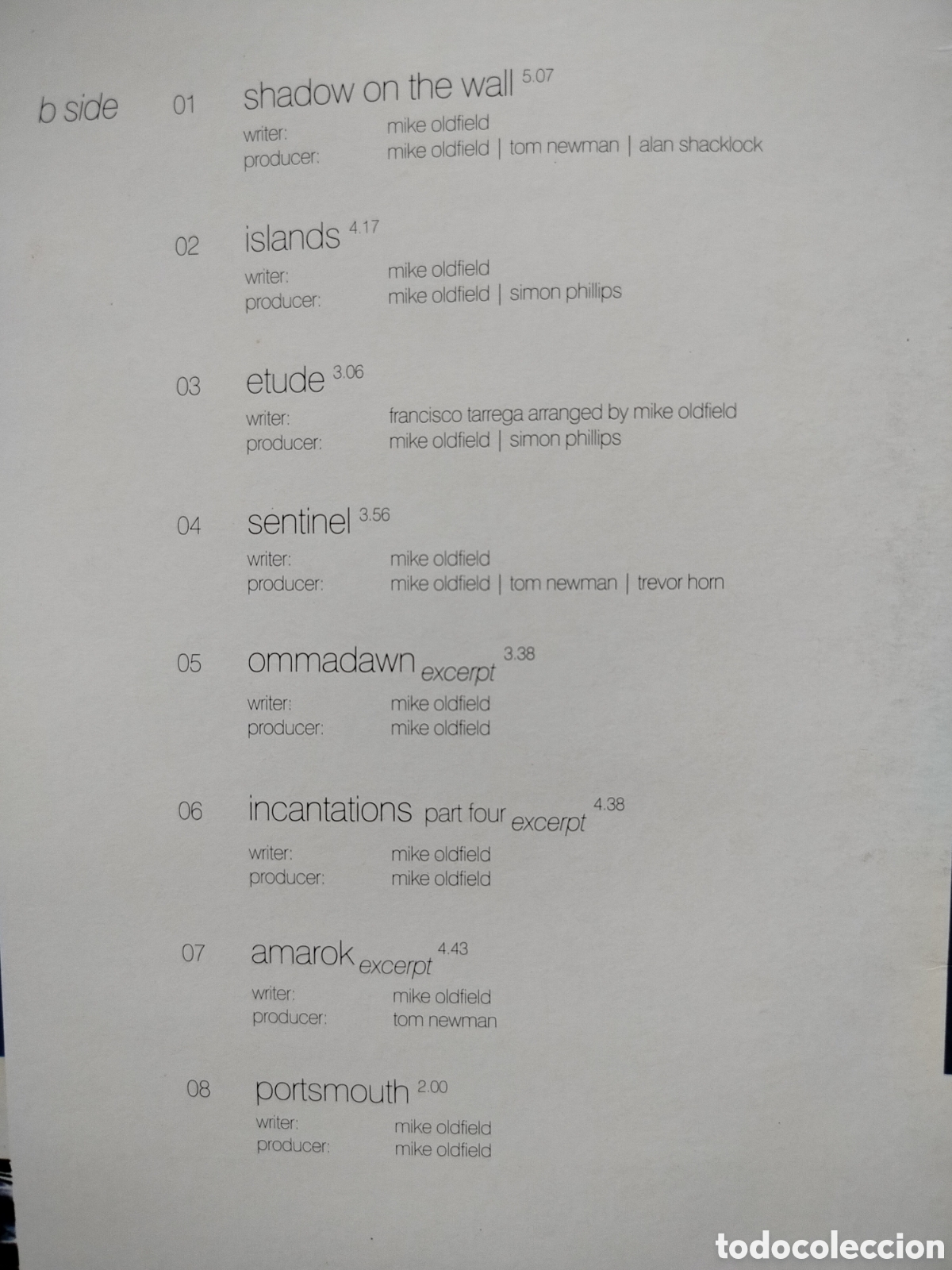 Discos de vinilo: Mike Oldfield LP Elements. - Foto 4