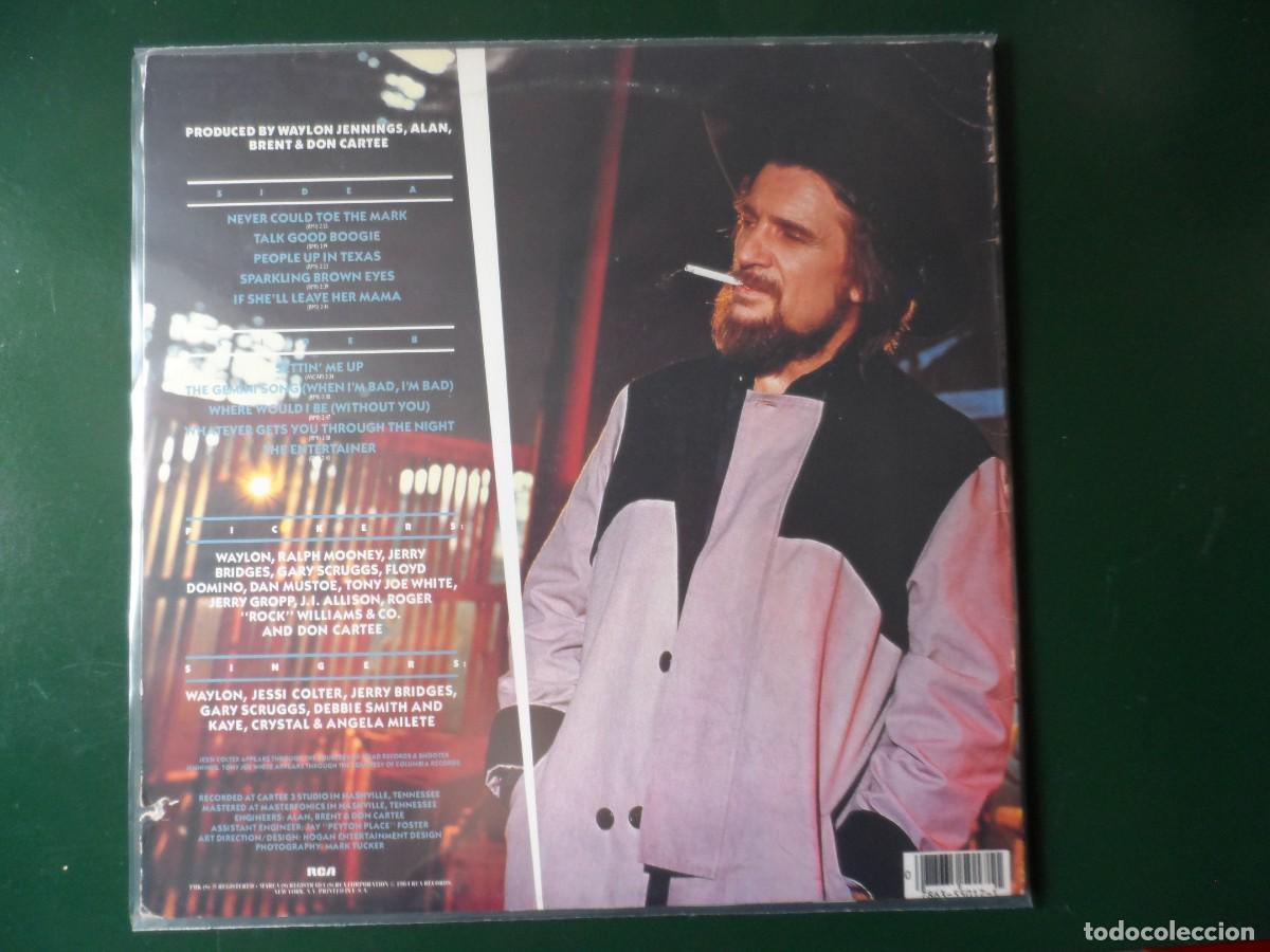 Discos de vinilo: Waylon Jennings - Never Could Toe the Mark LP - Foto 2