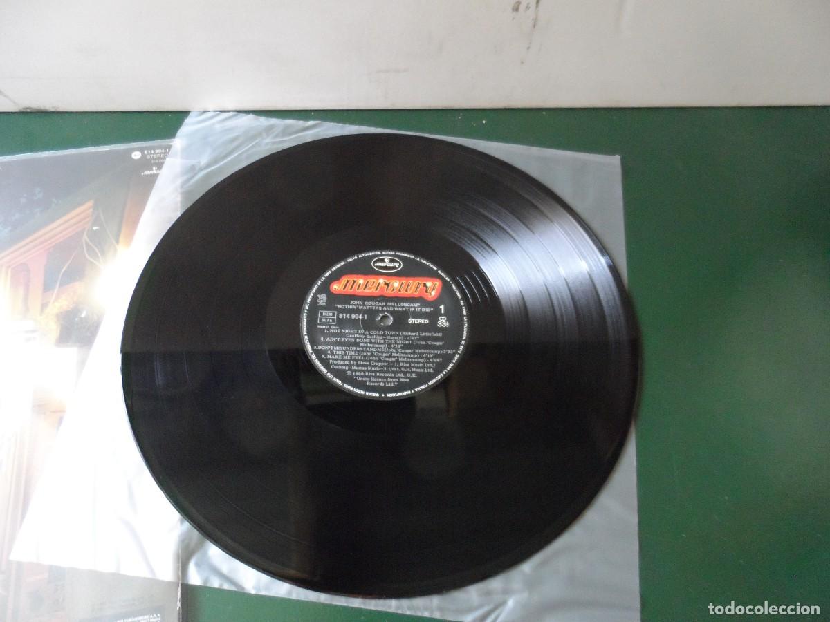 Discos de vinilo: LP Vinilo John Cougar - Nothin Matters an - Foto 3