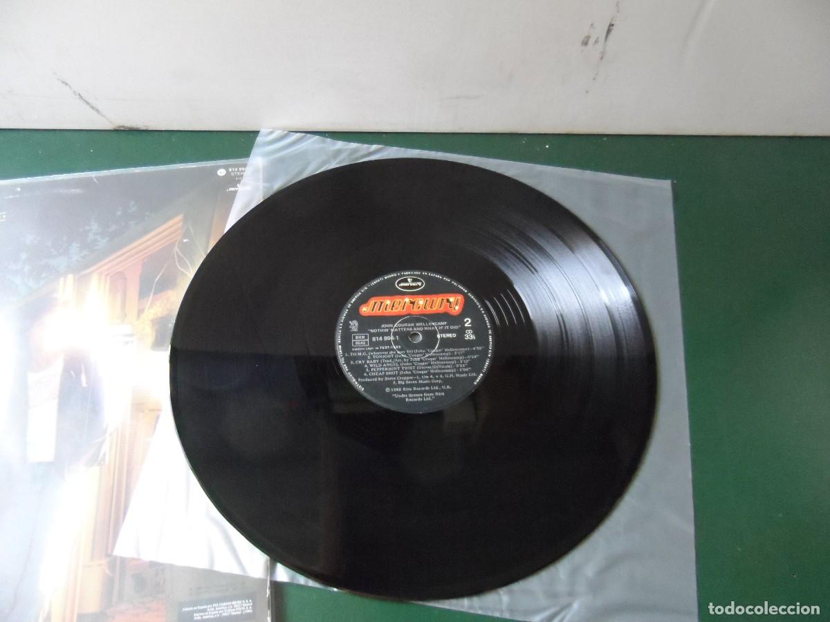 Discos de vinilo: LP Vinilo John Cougar - Nothin Matters an - Foto 4