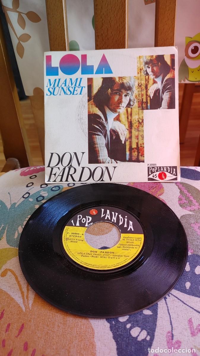 Discos de vinilo: DON FARDON-SINGLE LOLA - Foto 1