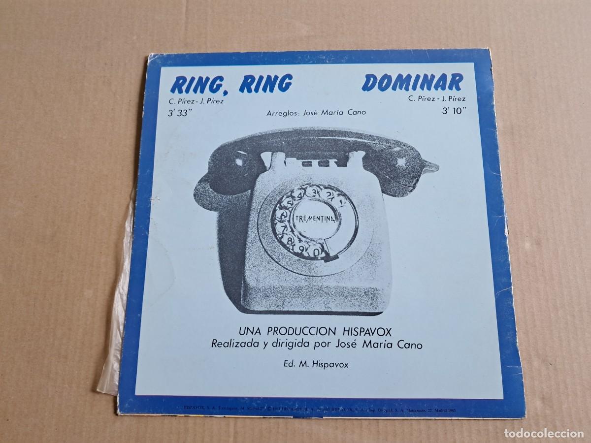 Discos de vinilo: TREMENTINA - RING RING MAXI SINGLE 1983 - Foto 6