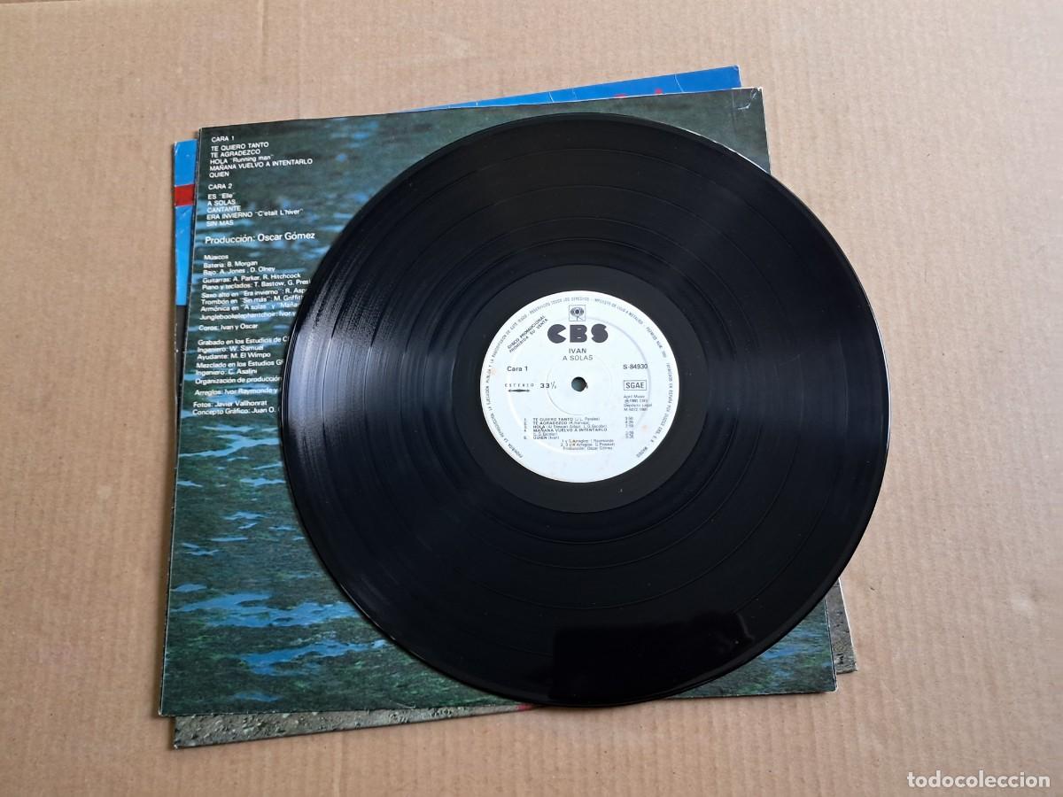 Discos de vinilo: IVAN - A SOLAS LP PROMOCIONAL 1981 - Foto 4