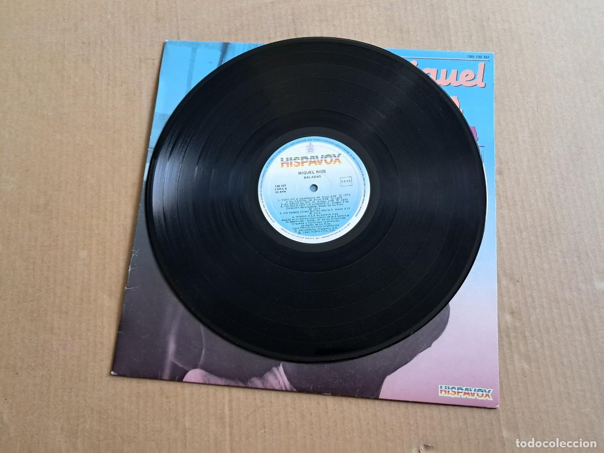 Discos de vinilo: MIGUEL RIOS - BALADAS LP 1985 - Foto 3