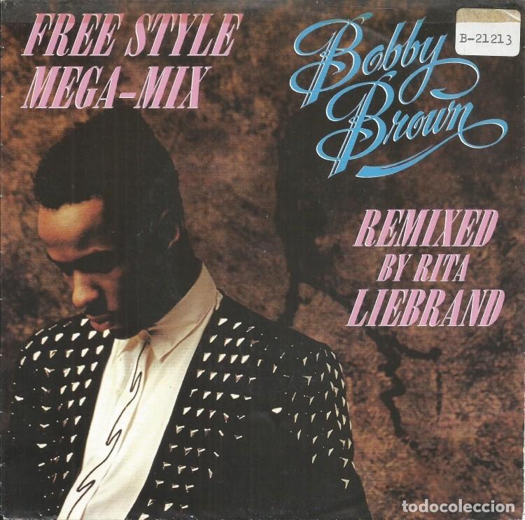 Discos de vinilo: BOBBY BROWN &middot;&middot;&middot; The Freestyle Megamix / Rock Witcha - (Single) - Foto 1