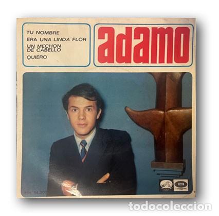 Discos de vinilo: Adamo &ndash; Tu Nombre Single 7&rdquo; - Foto 1