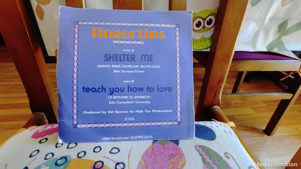 Discos de vinilo: FINGERTIPS-SINGLE SHELTER ME - Foto 2